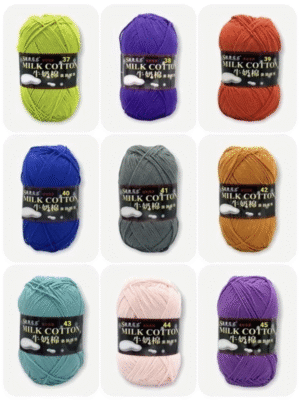 len milk cotton 125g