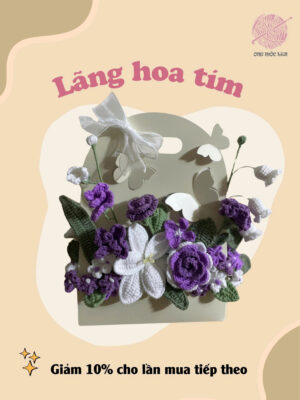 Tặng Bạn Gái Giỏ Hoa Len