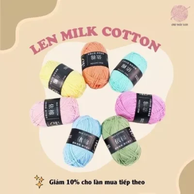 len milk cotton