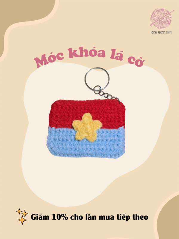 Móc khóa cờ giải phống