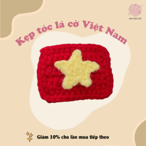 Kẹp tóc cờ Việt Nam